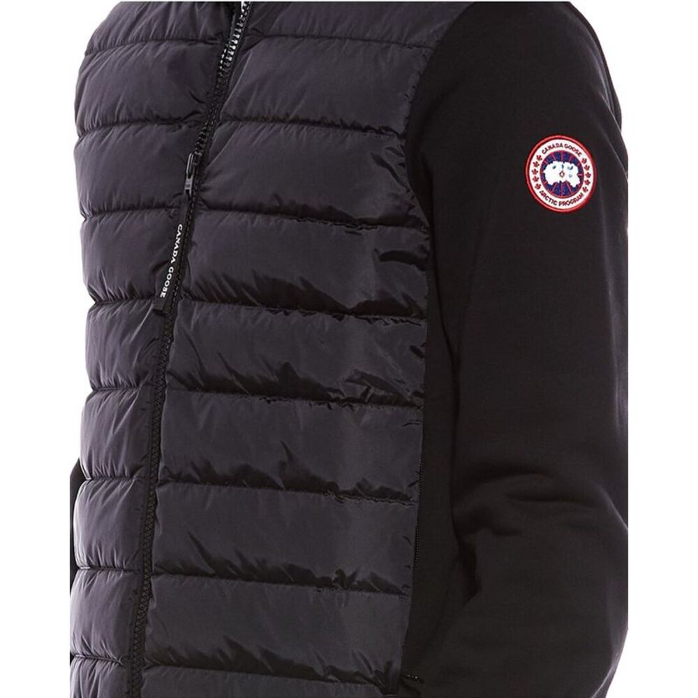 Canada Goose Mens  Hybridge Huron Full Zip Down Jacket, Black - Picture 4 of 5
